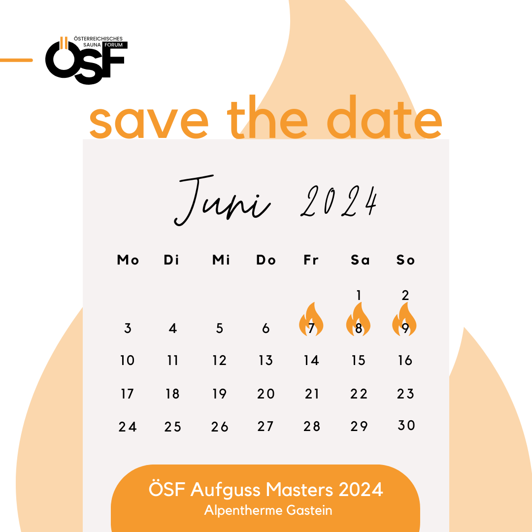 Save the date mit Kalender von Juni 2024
